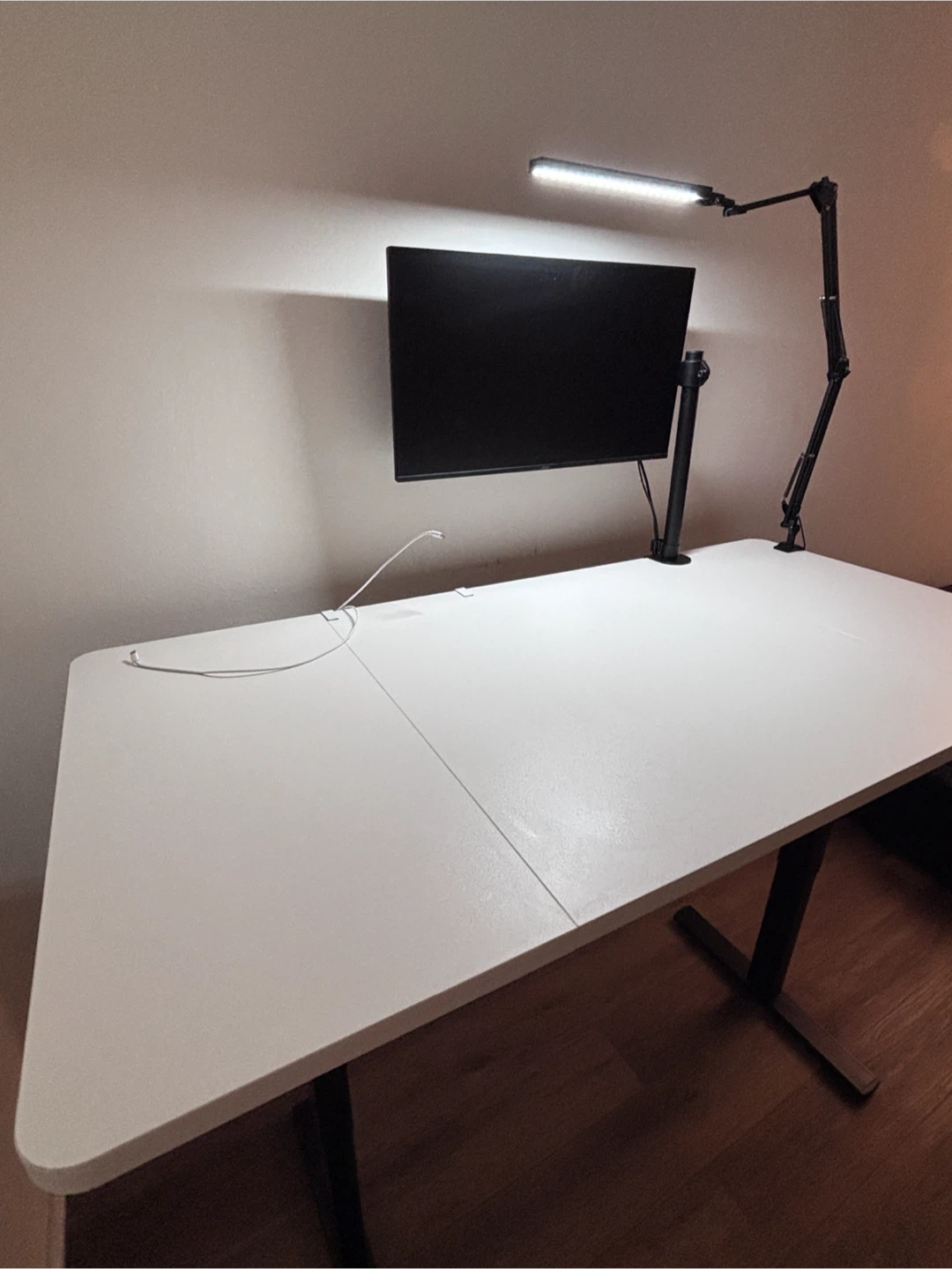 VIVO 60 x 30 Standing Desk with Acer Monitor - photo 2