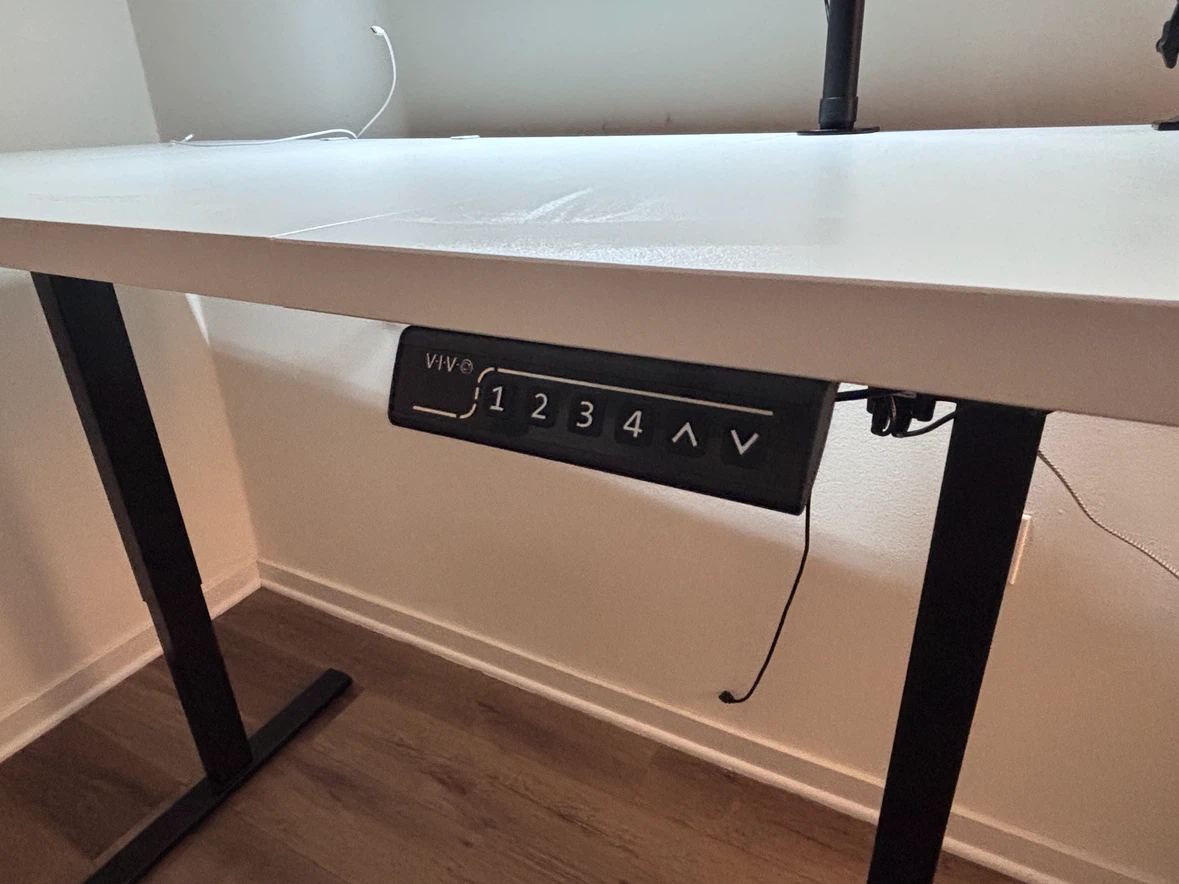 VIVO 60 x 30 Standing Desk with Acer Monitor - photo 3