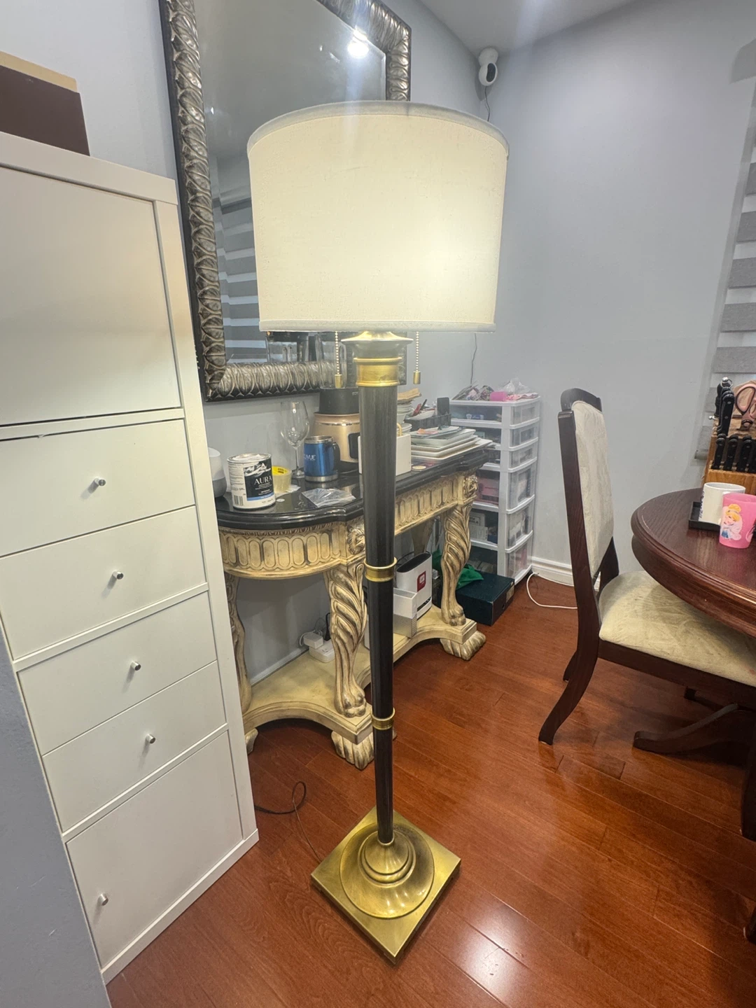 Floor Lamp with White Shade - photo 2