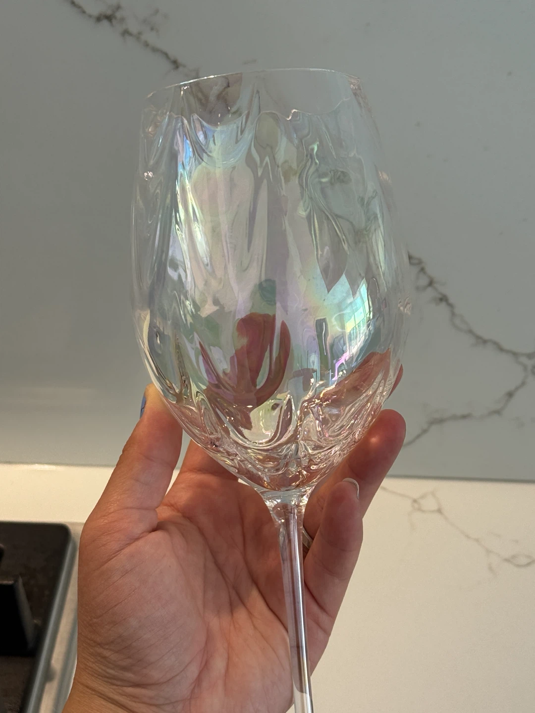 Set of 4 Iridescent Wine Glasses - photo 2