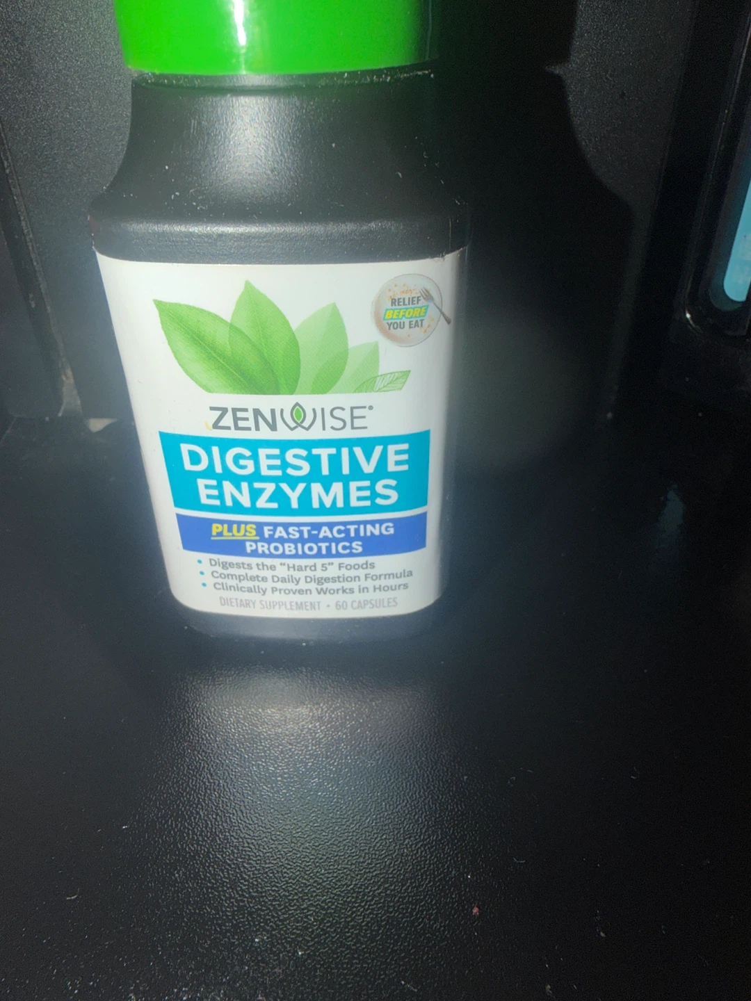 ZENwise Digestive Enzymes  Fast-Acting Probiotics - 60 Capsules