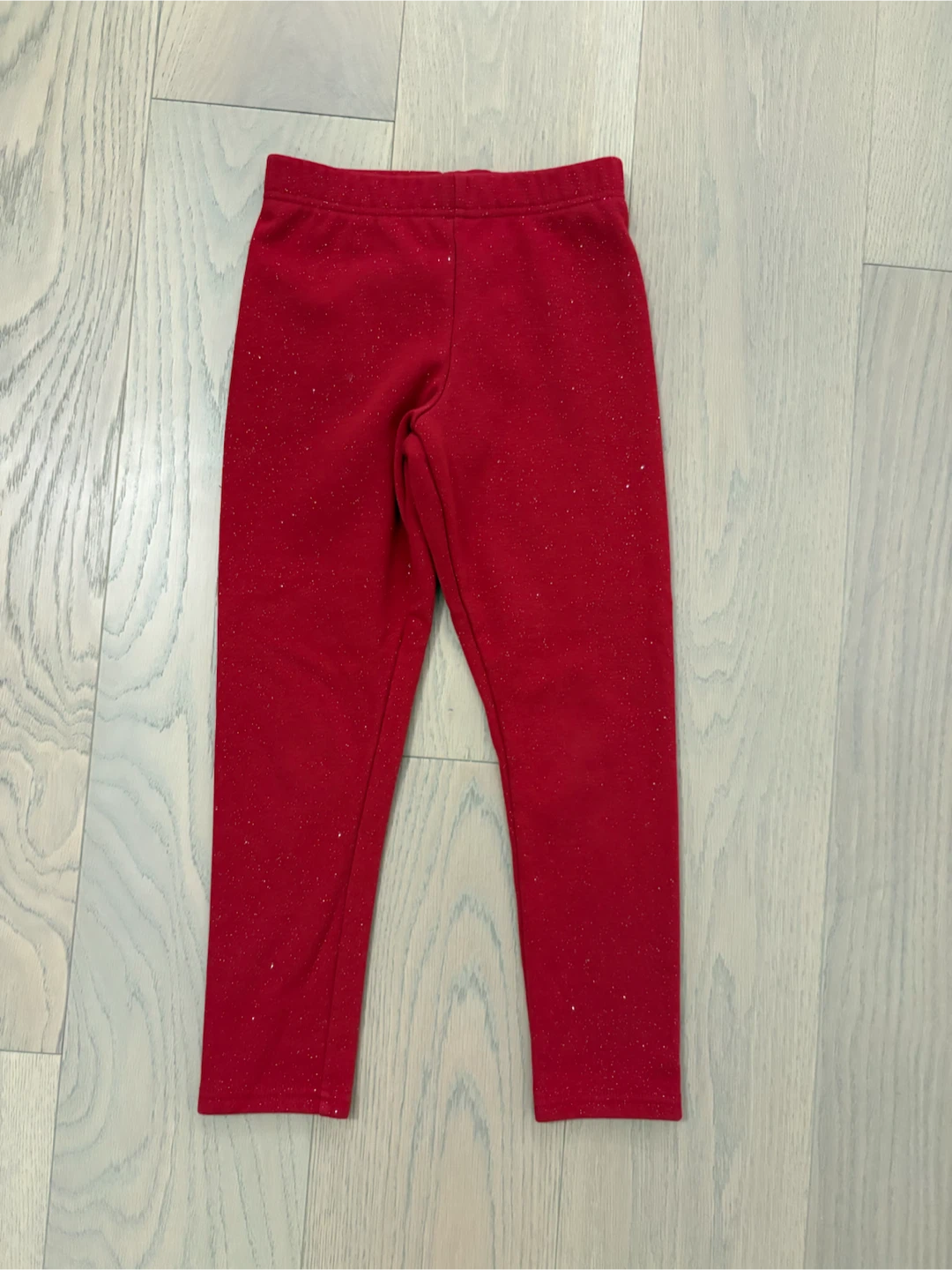 Carter's Red Sparkle Cozy Leggings - Size 8