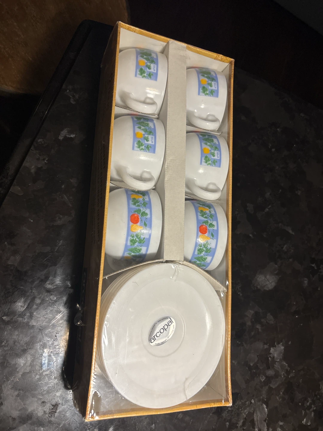 Arcopal 12 Piece Coffee Cup and Saucer Set