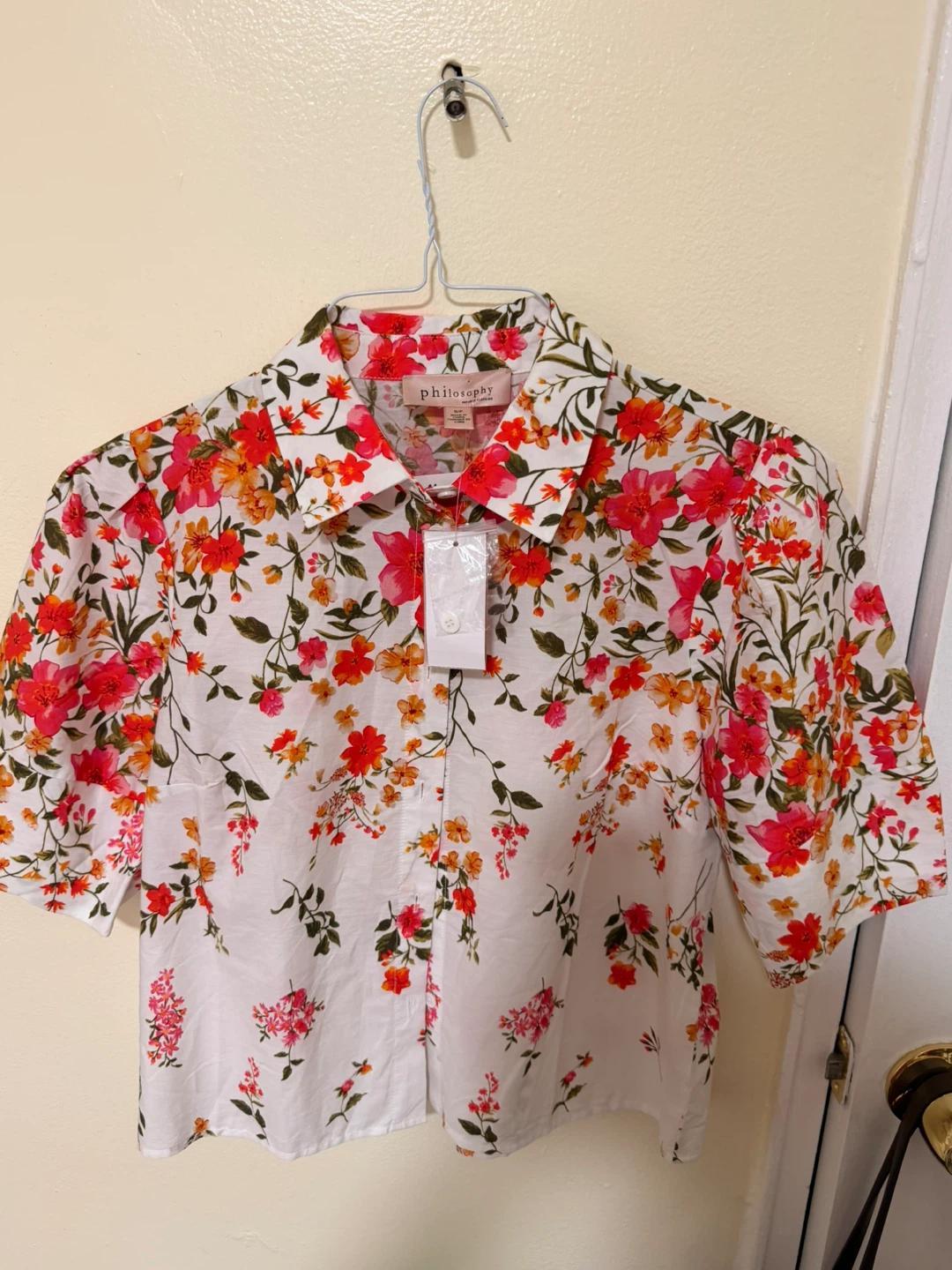 Philosophy Floral Short Sleeve Shirt