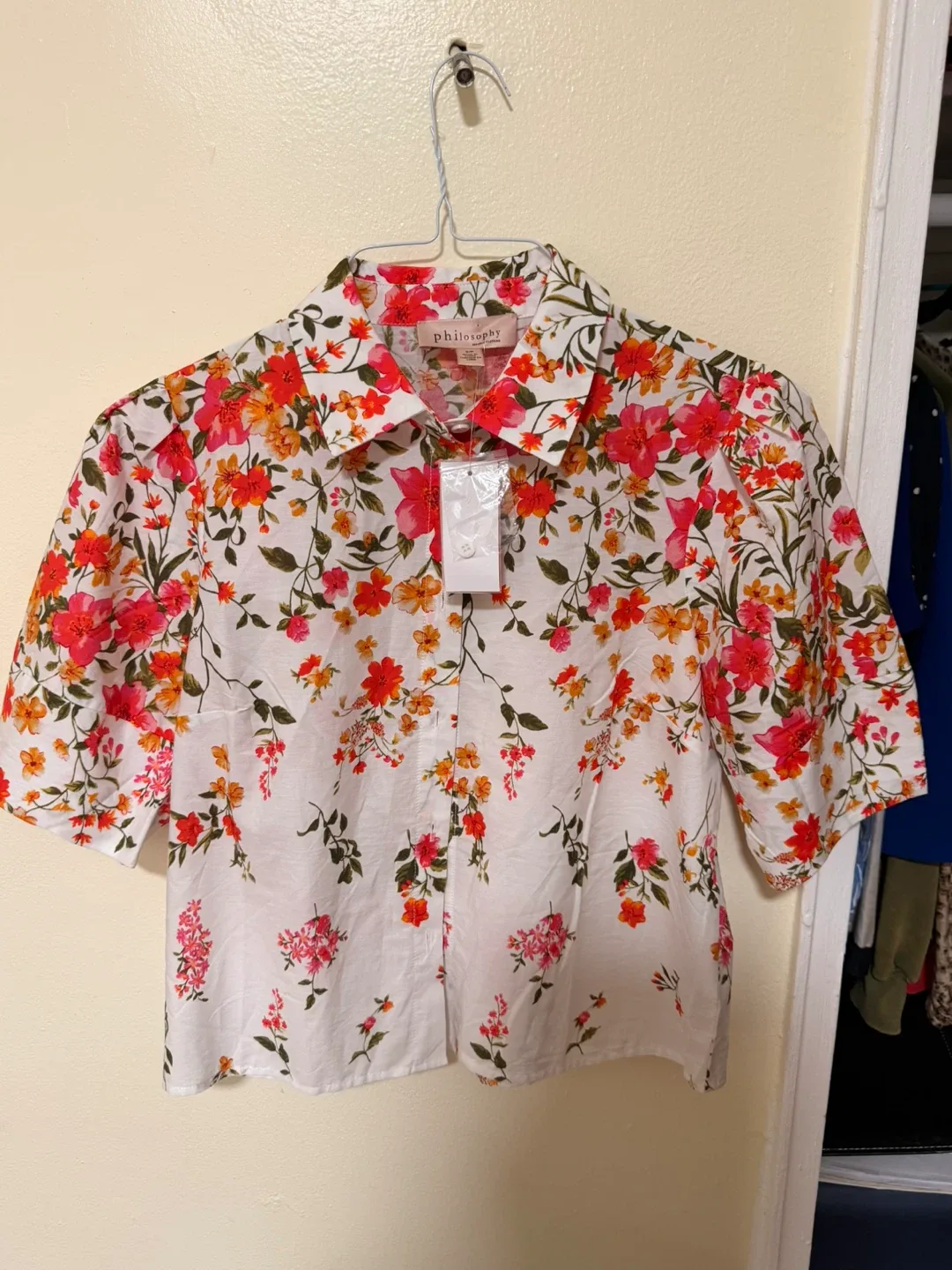 Philosophy Floral Short Sleeve Shirt - photo 2