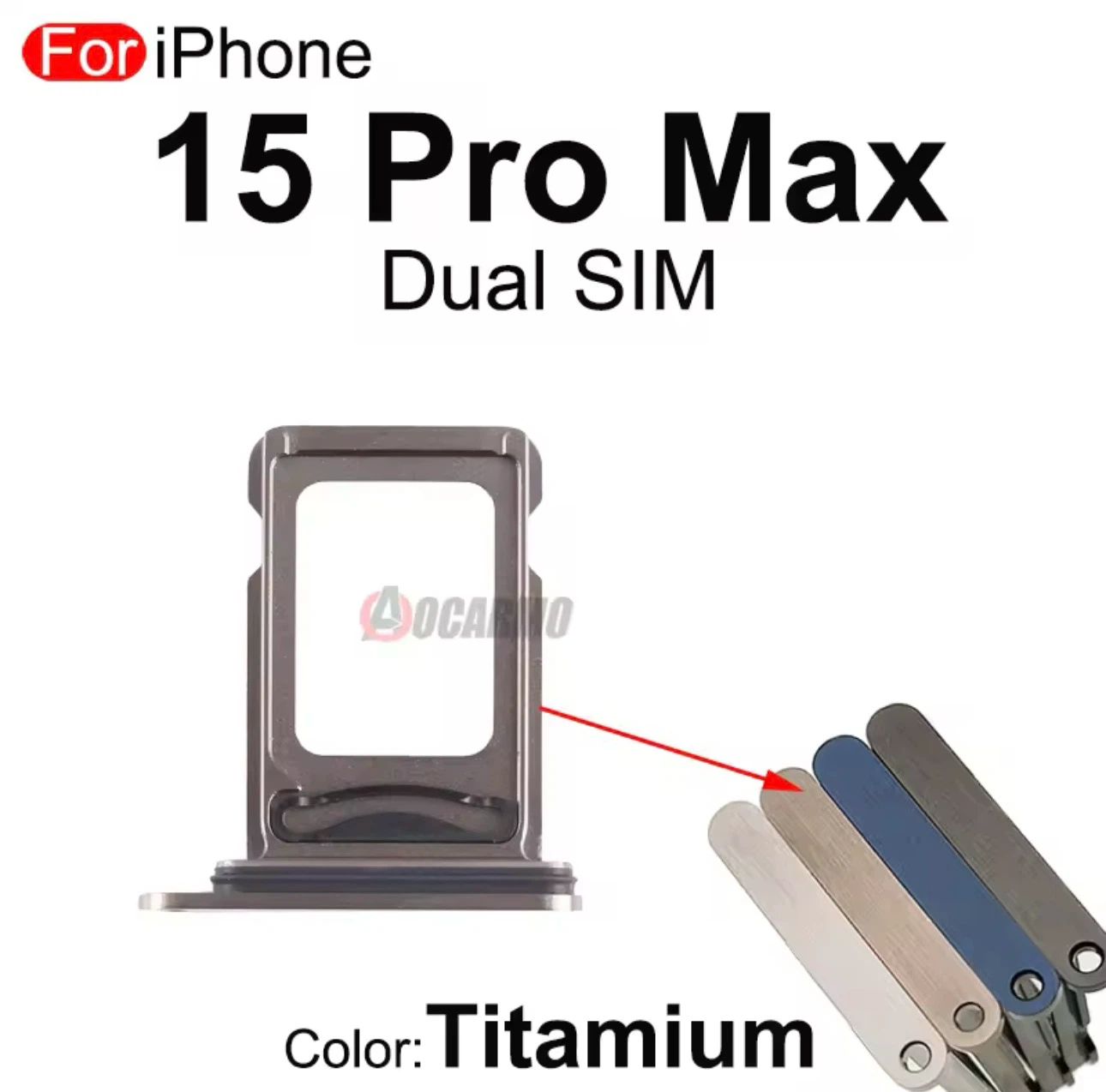 iPhone 15 Pro Max Dual SIM Tray - photo 2