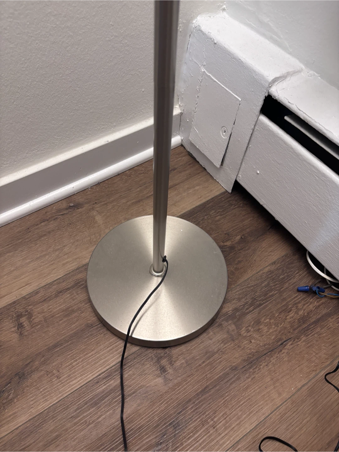 Brushed Nickel LED Floor Lamp with Remote - photo 2