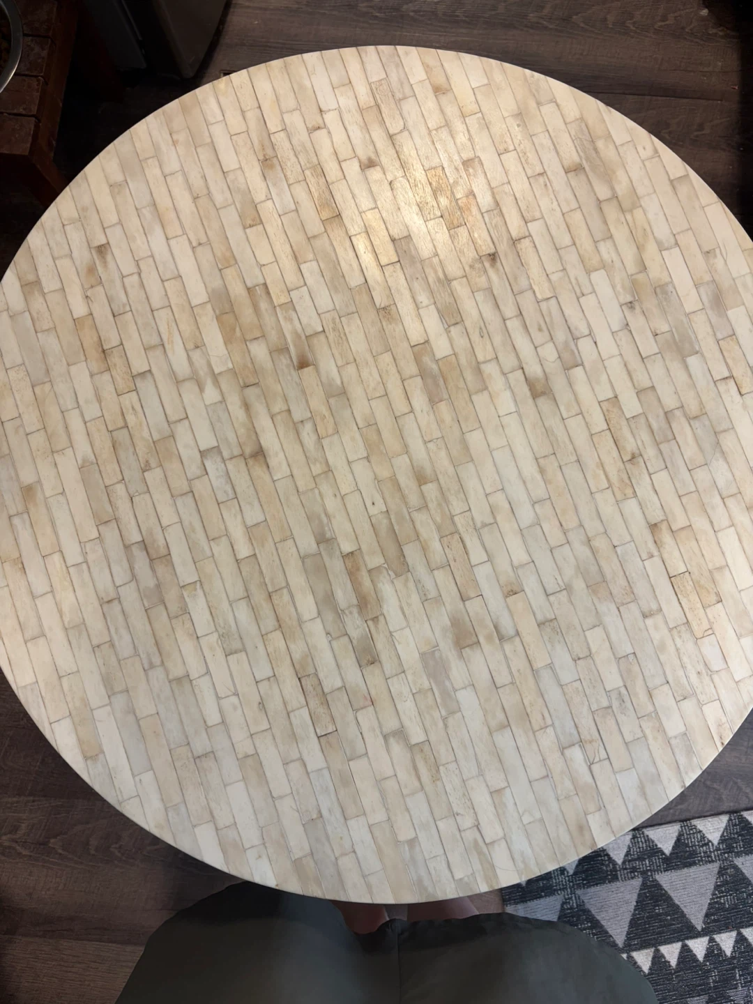 Round Bone Inlay Coffee Table west elm - photo 2