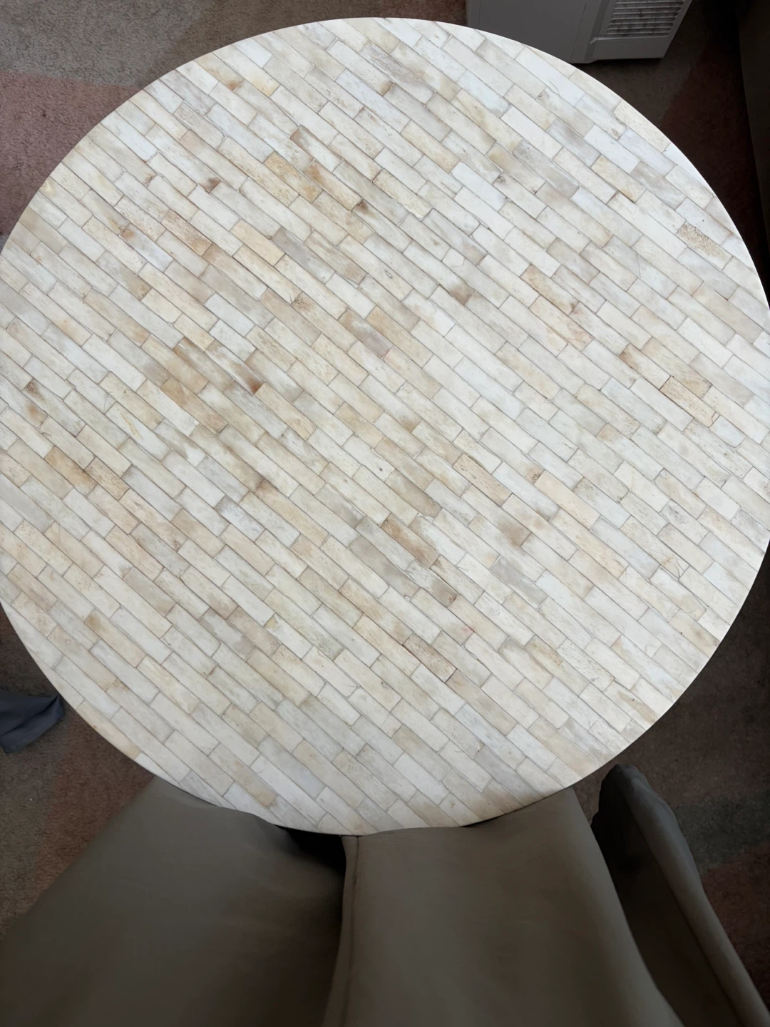 Round Bone Inlay Coffee Table west elm - photo 3