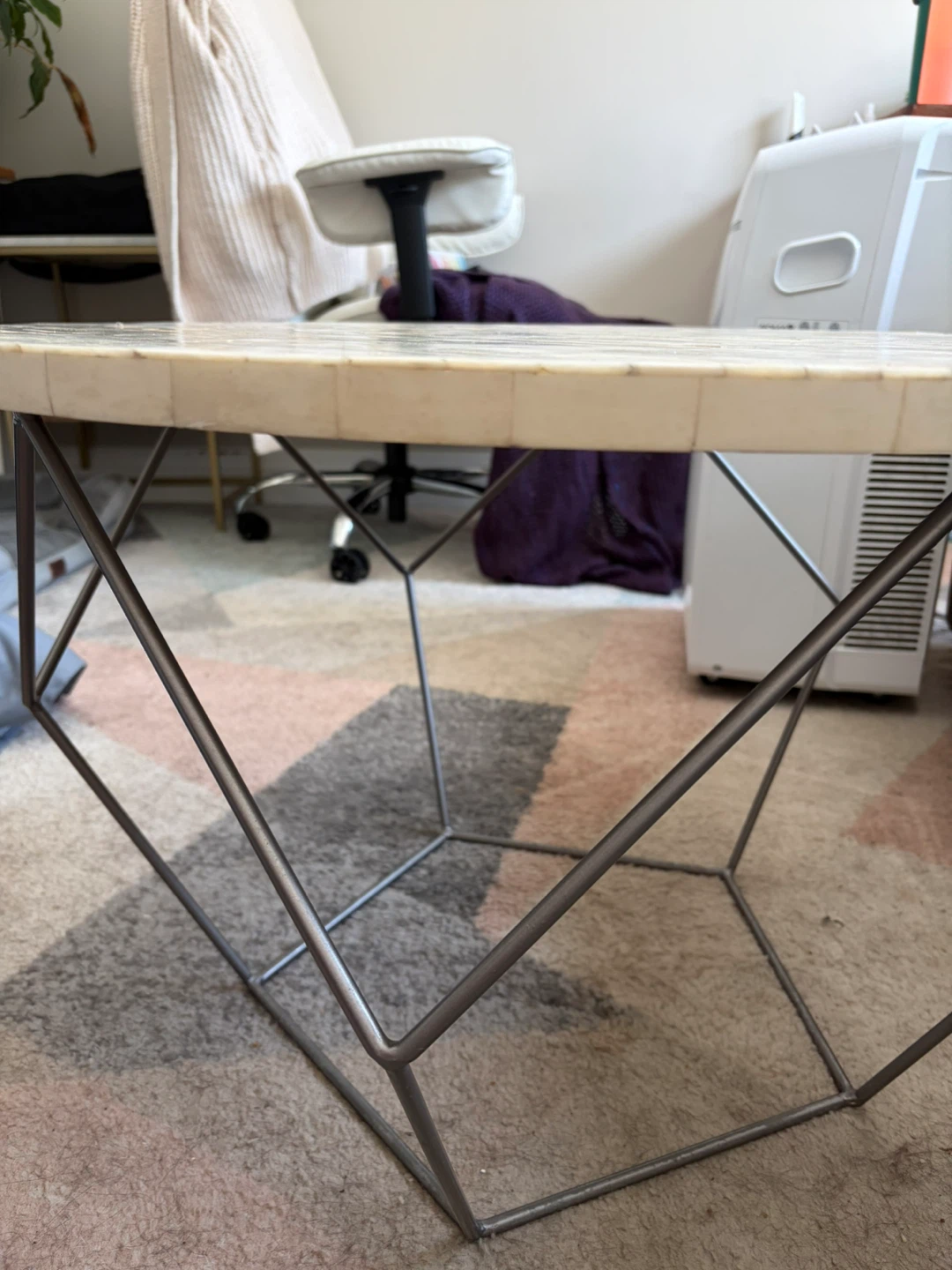 Round Bone Inlay Coffee Table west elm - photo 4