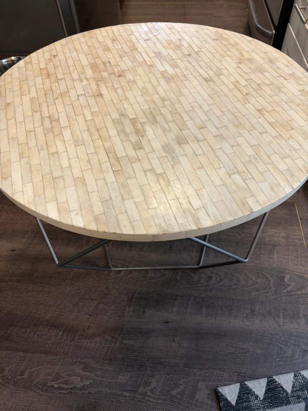 Round Bone Inlay Coffee Table west elm - photo 5