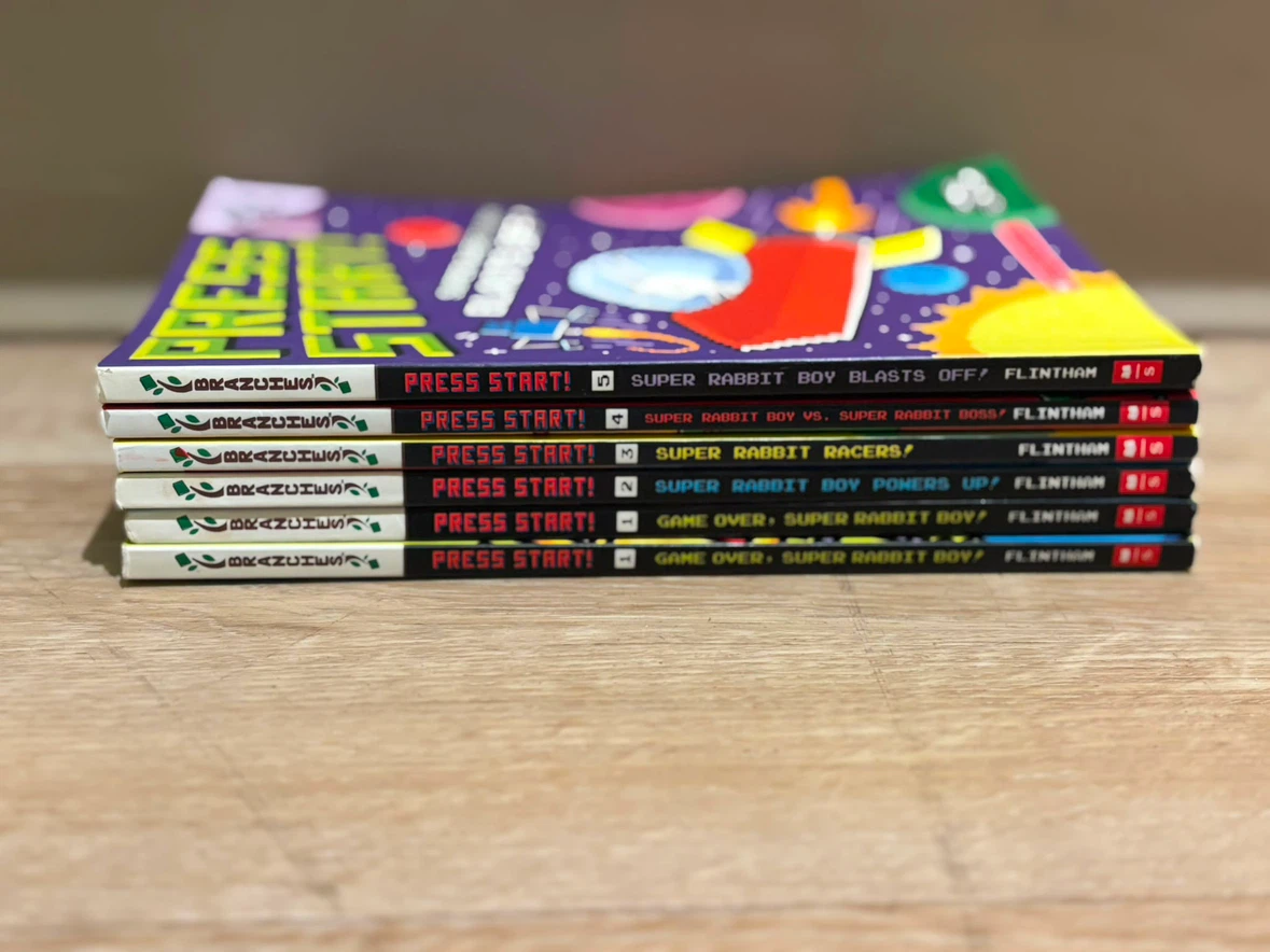 Press Start! Super Rabbit Boy Book Bundle – Books 1–5