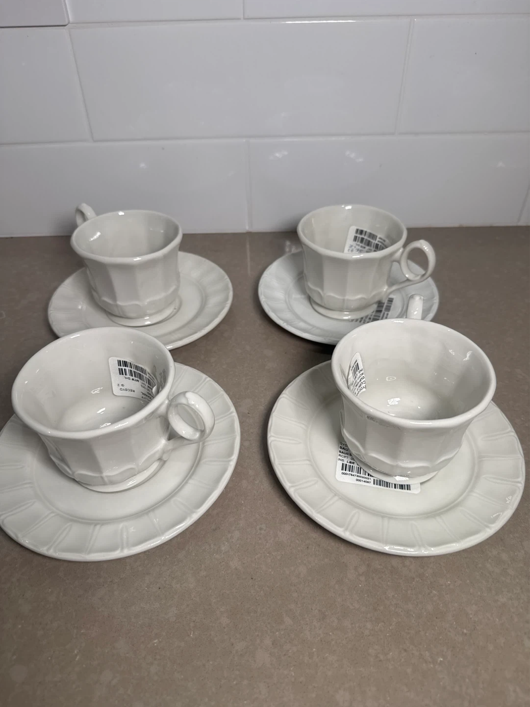Red-Cliff Ironstone Sydenham Fine China Teacup and Saucer Set