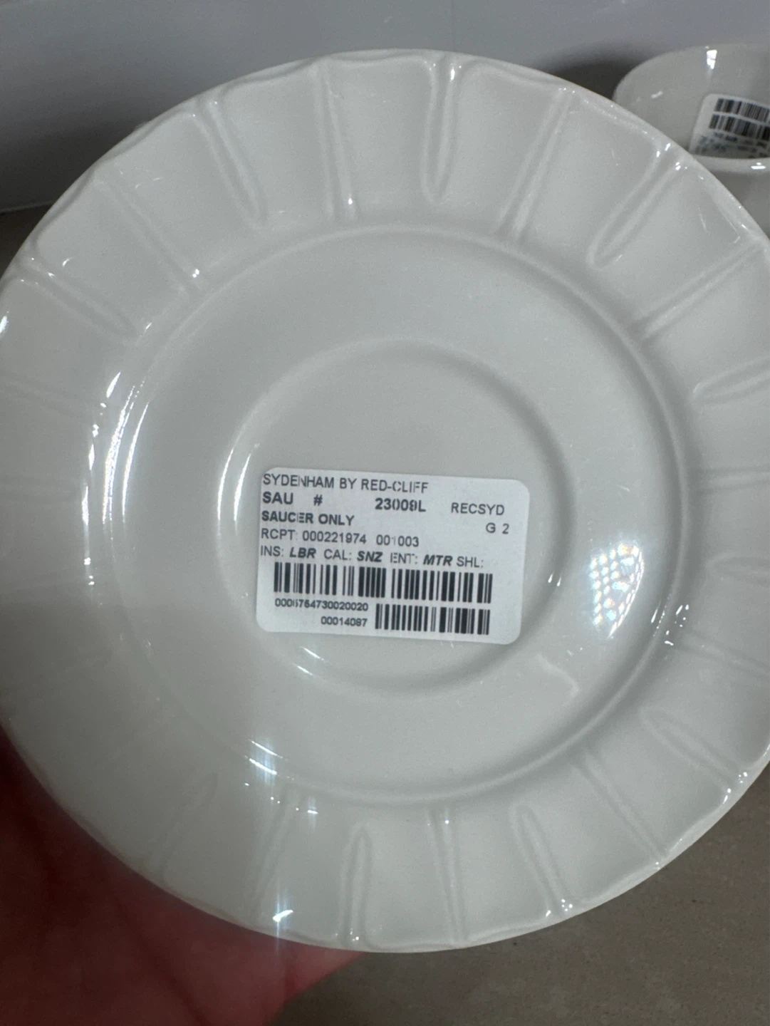 Red-Cliff Ironstone Sydenham Fine China Teacup and Saucer Set - photo 3