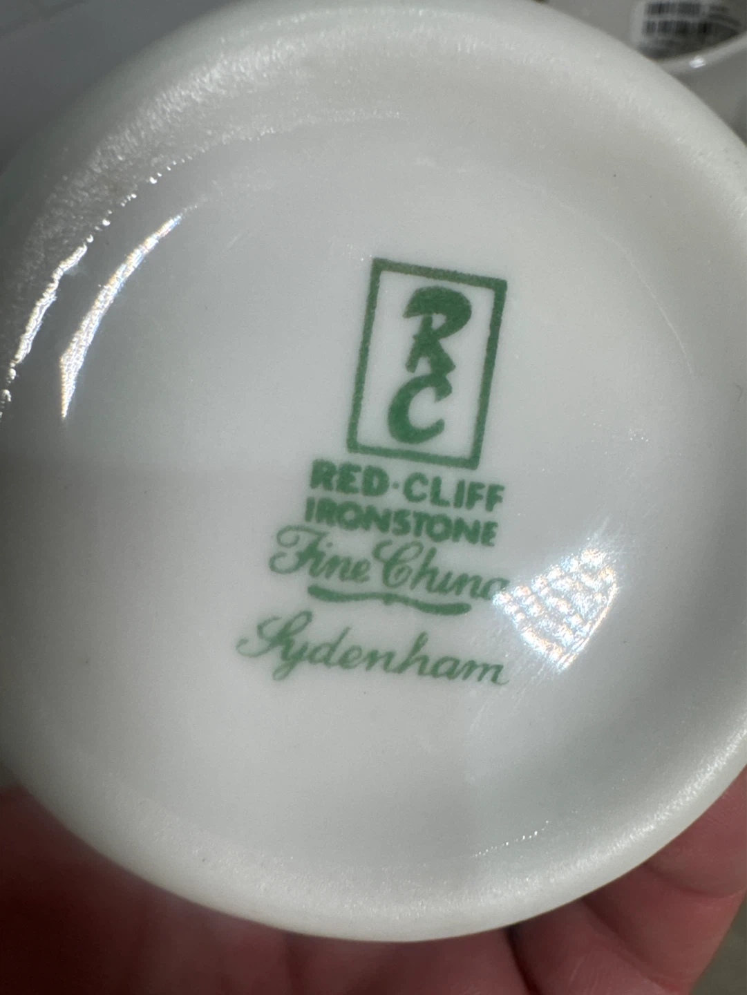 Red-Cliff Ironstone Sydenham Fine China Teacup and Saucer Set - photo 4