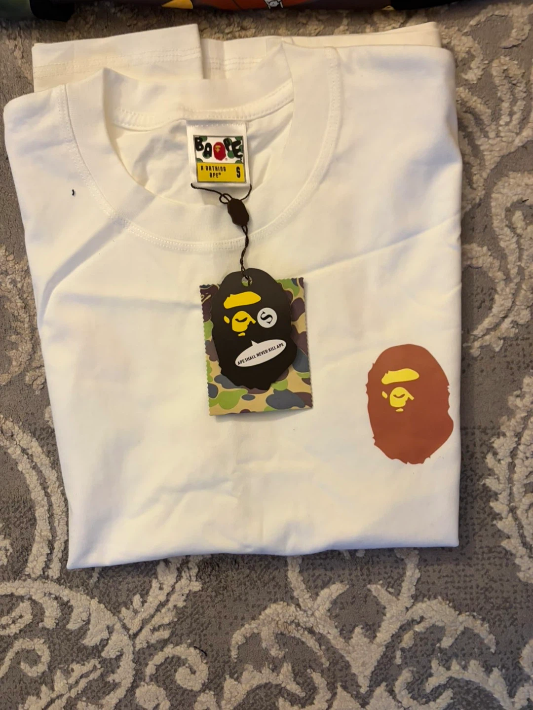 A Bathing Ape White Graphic T-Shirt - photo 4