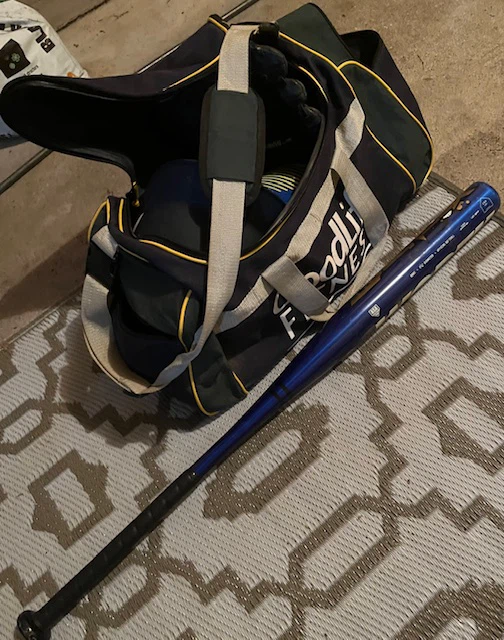 Easton Baseball Bat and Bag