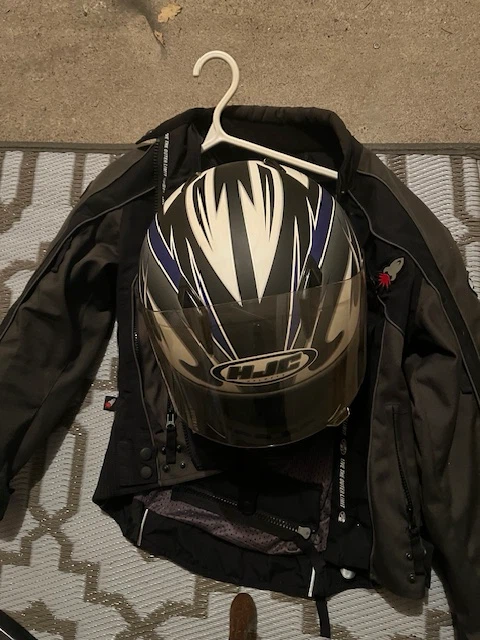 HJC Motorcycle Helmet and Jacket Combo