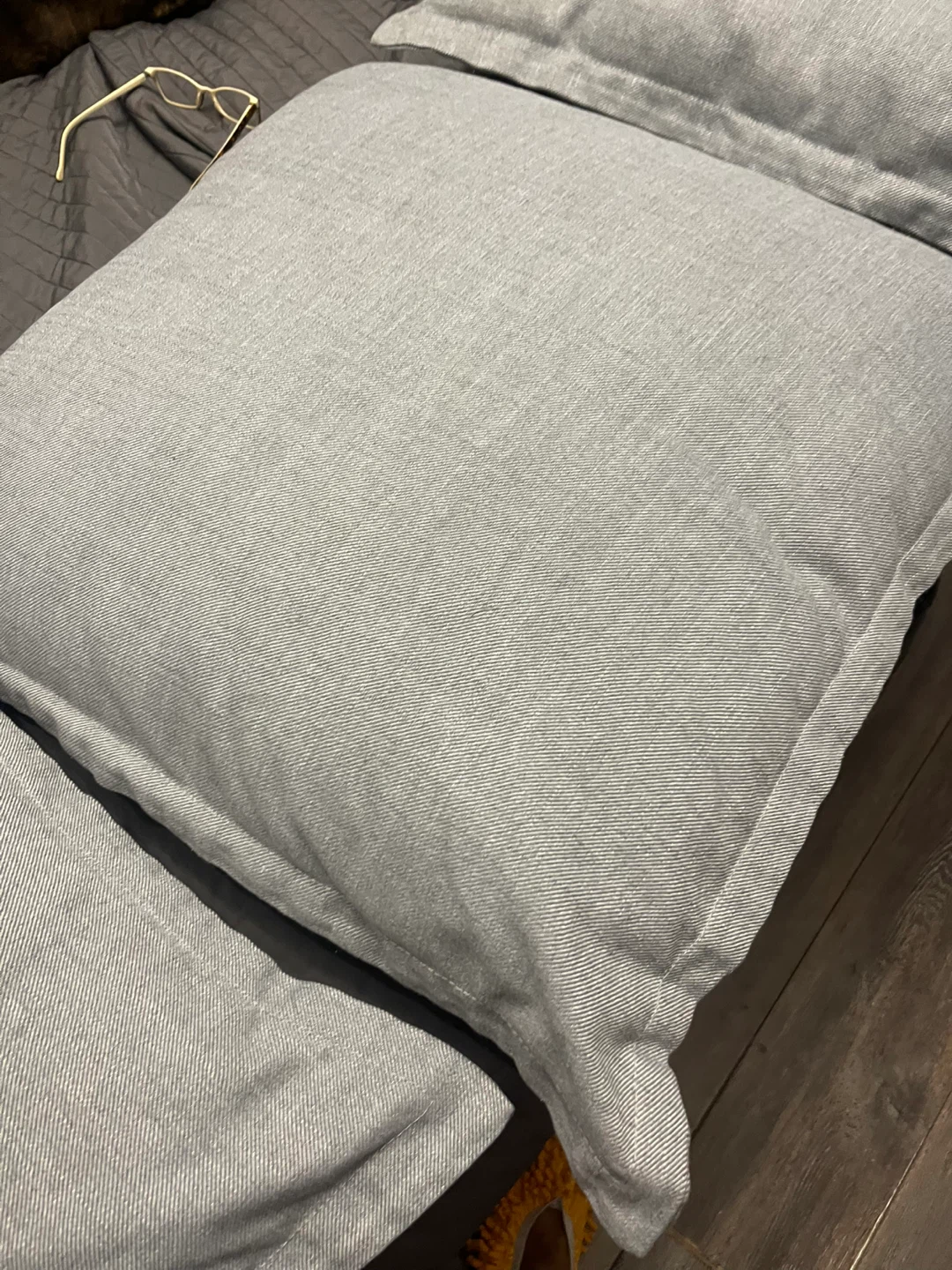 Set of 3 large Grey Throw Pillows - photo 5