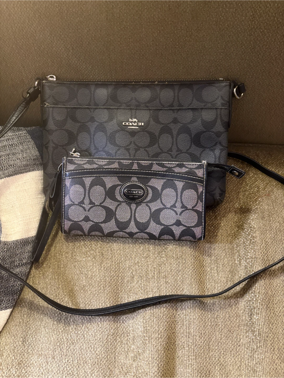 Coach Crossbody Bag & Clutch