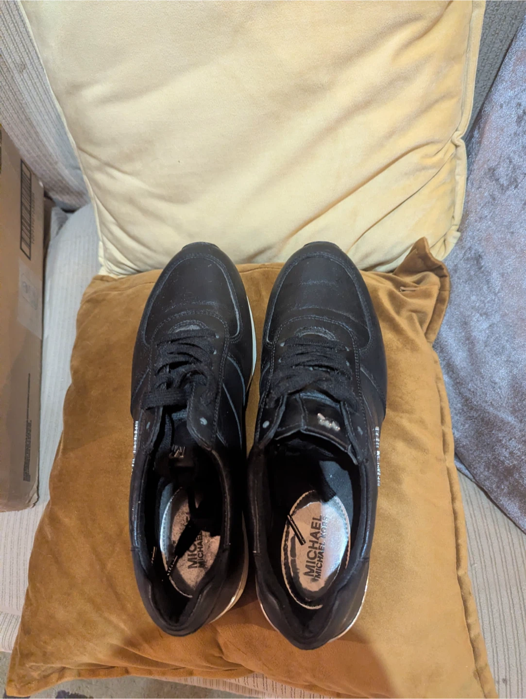 Michael Kors Black Leather Sneakers - photo 2