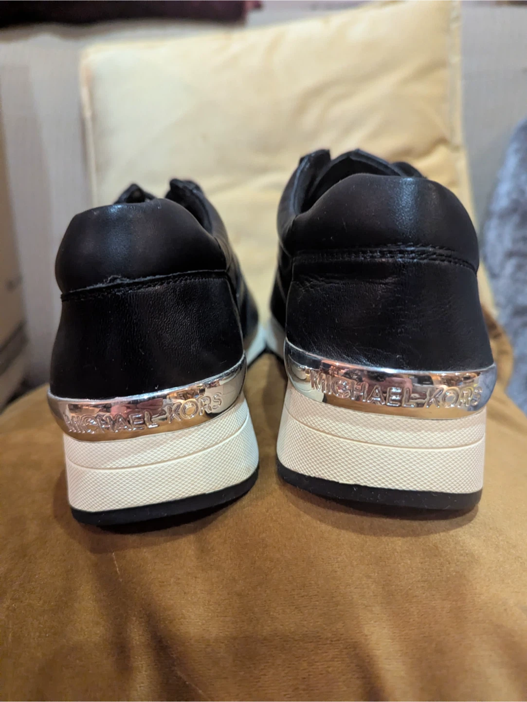 Michael Kors Black Leather Sneakers - photo 4