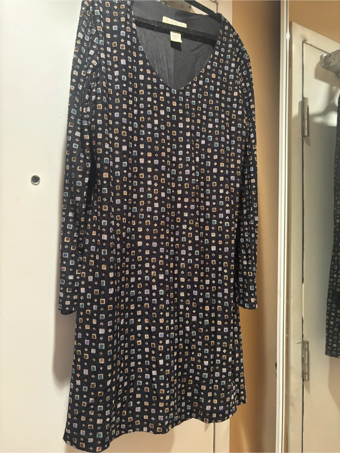 Vintage Express Long Sleeve Dress size M