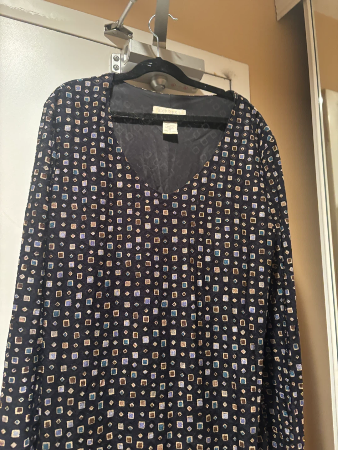 Vintage Express Long Sleeve Dress size M - photo 4