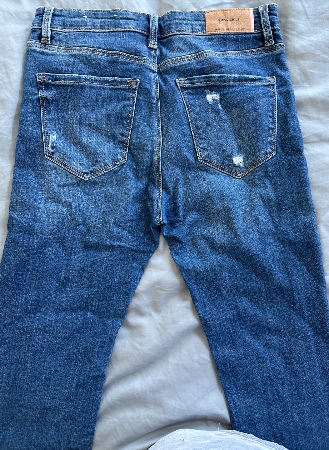 Stradivarius Women's Regular High Waist Blue Denim Jeans - photo 4