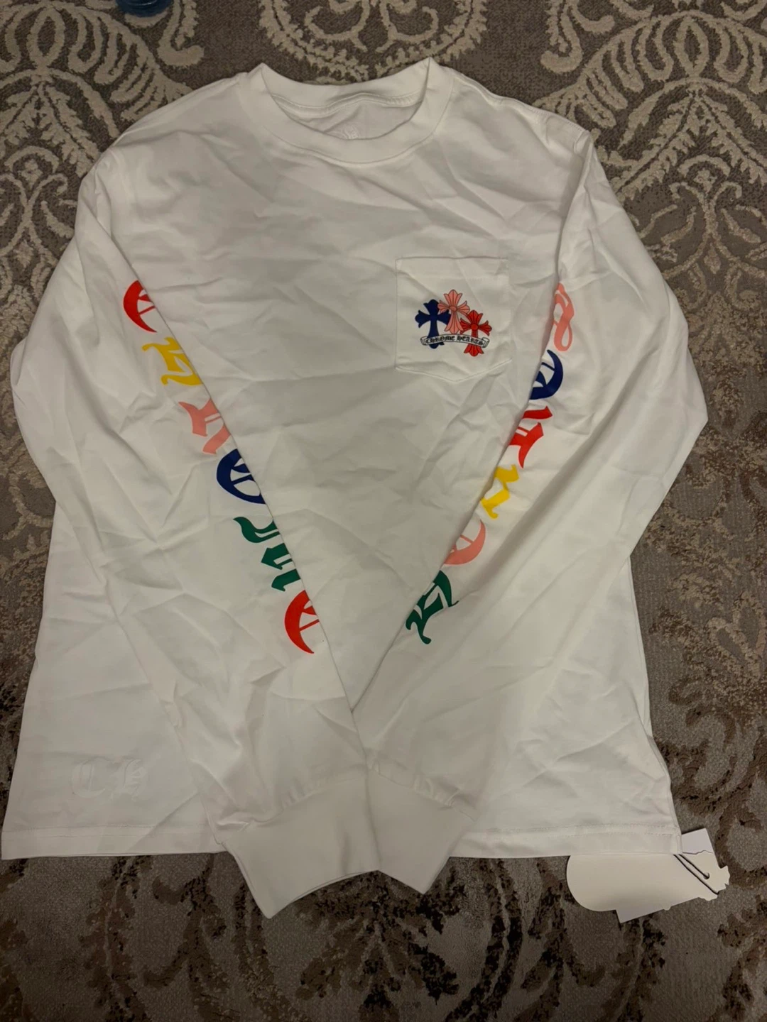 Chrome Hearts White Long Sleeve Shirt