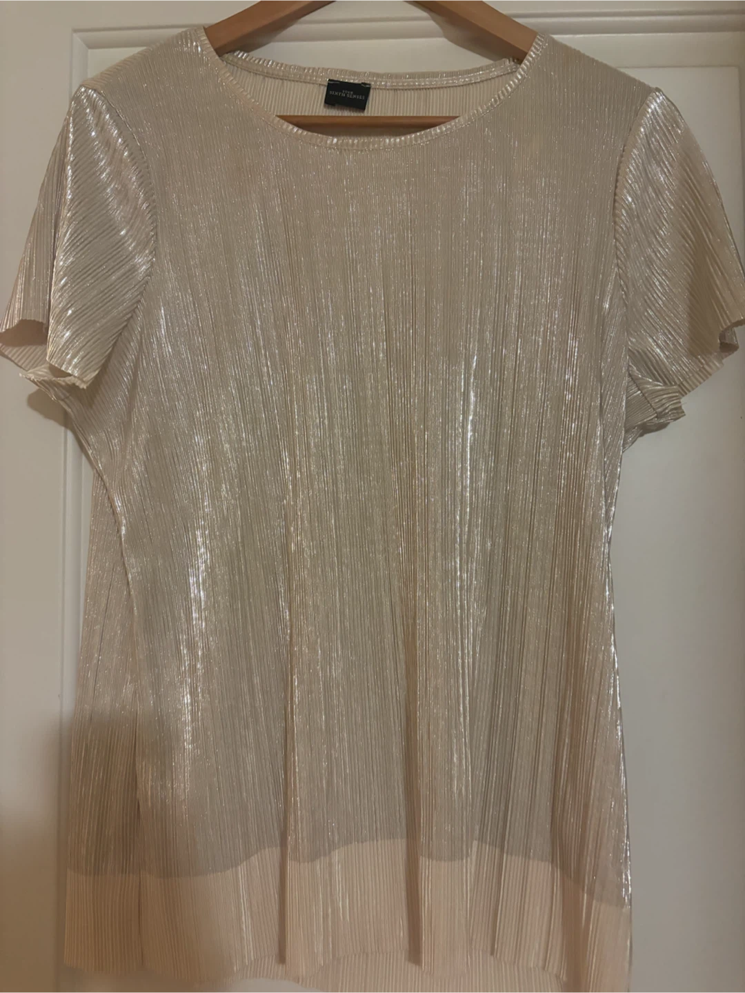 Your Sixth Sense Sheer Pleated Blouse, size L - photo 4