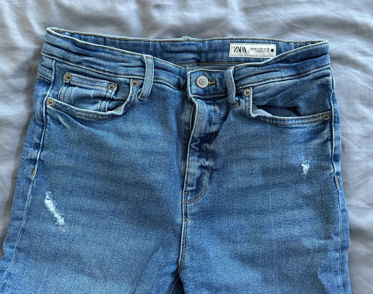 ZARA Denim Jeans - Blue High waist