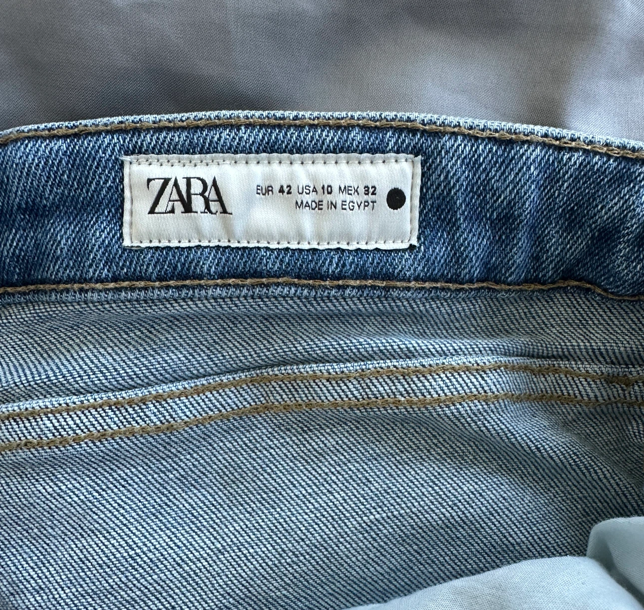 ZARA Denim Jeans - Blue High waist - photo 3