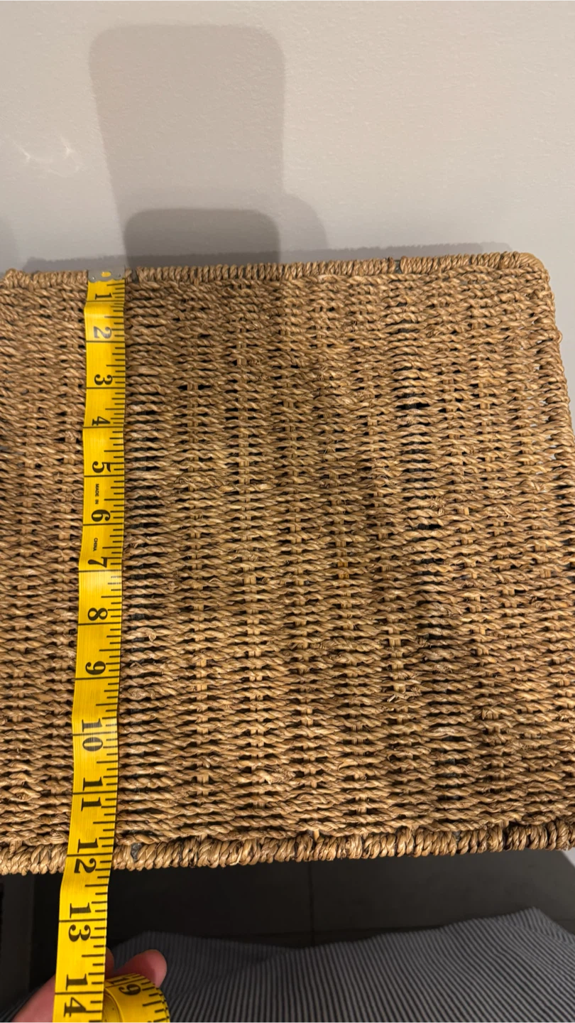 Woven Basket Storage Unit with 3 Drawers - photo 3