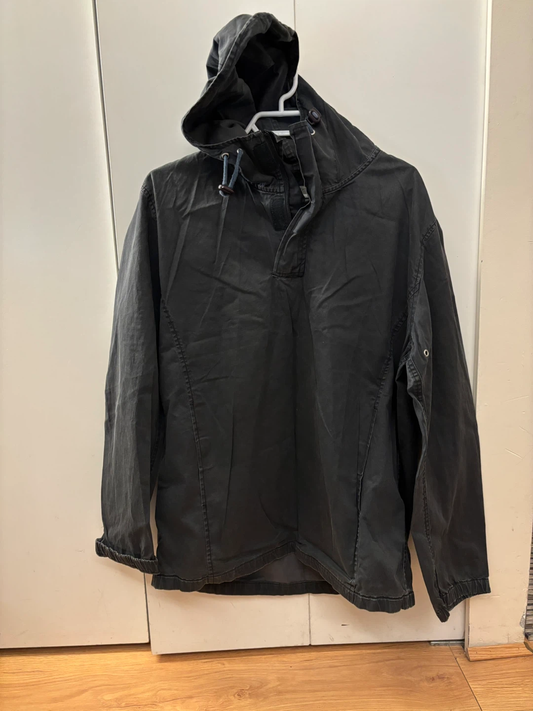 Calvin Klein Jeans Pullover Hooded Jacket - Grey - M