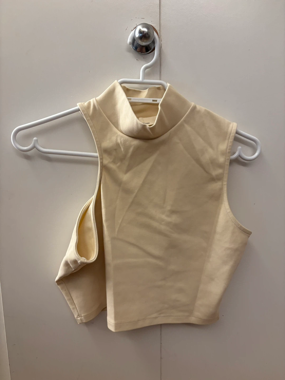 OAK + FORT Mock Neck Sleeveless Top