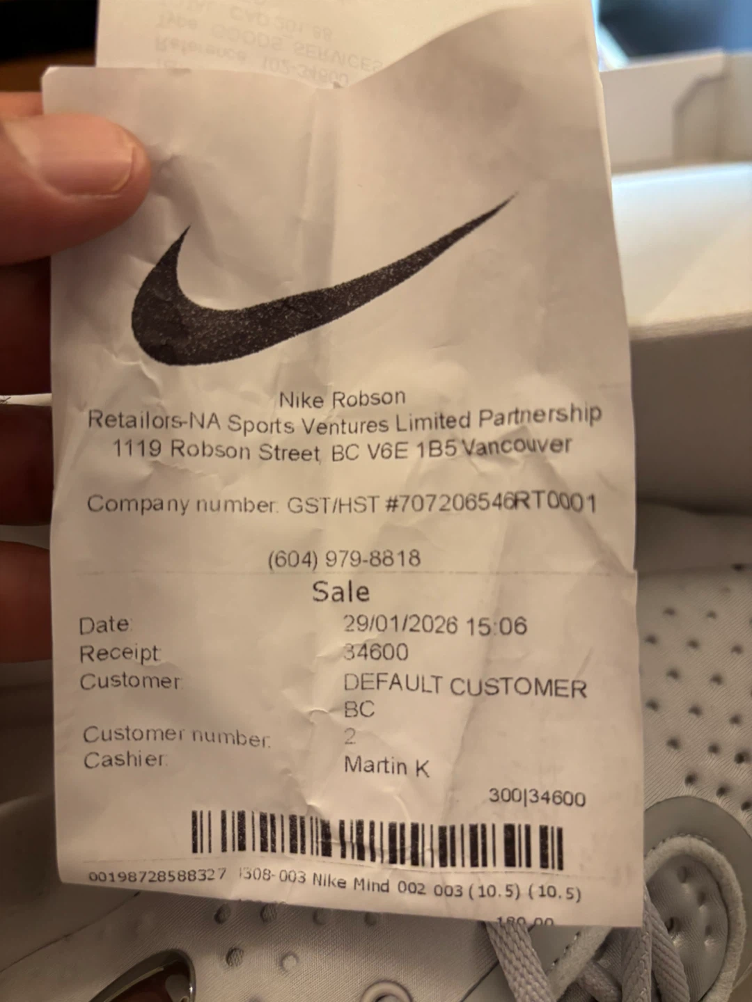 Nike Mind 002 LT Smoke Grey/Chrome Sneakers