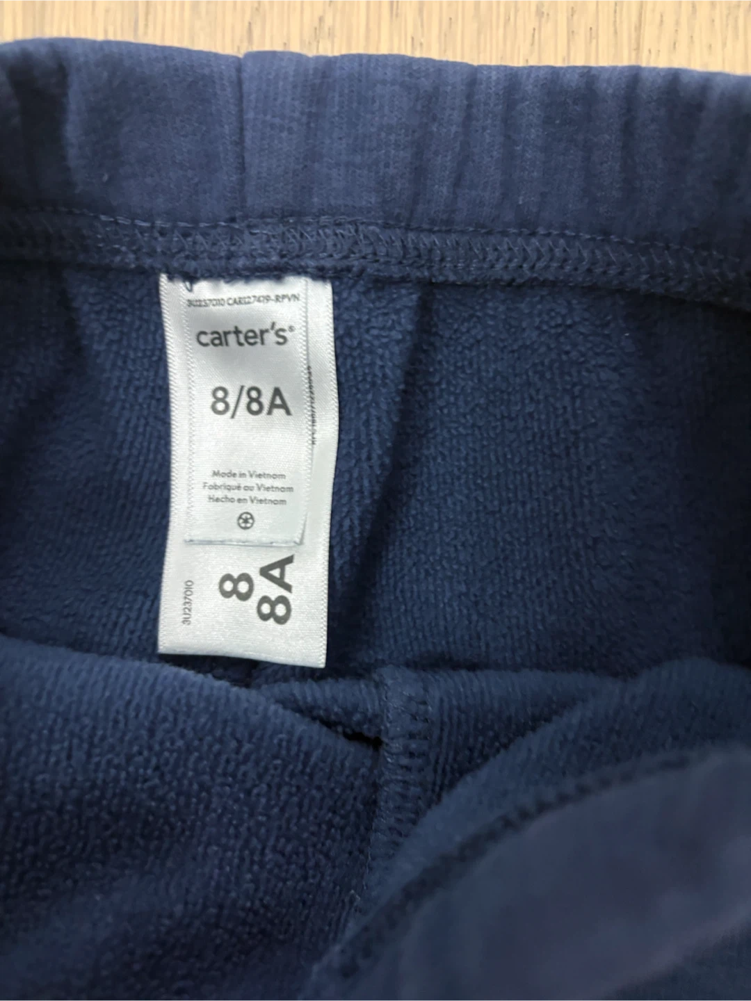 Carter's Navy Blue Cozy Lined Leggings (3 Pack)- size 8 - photo 3