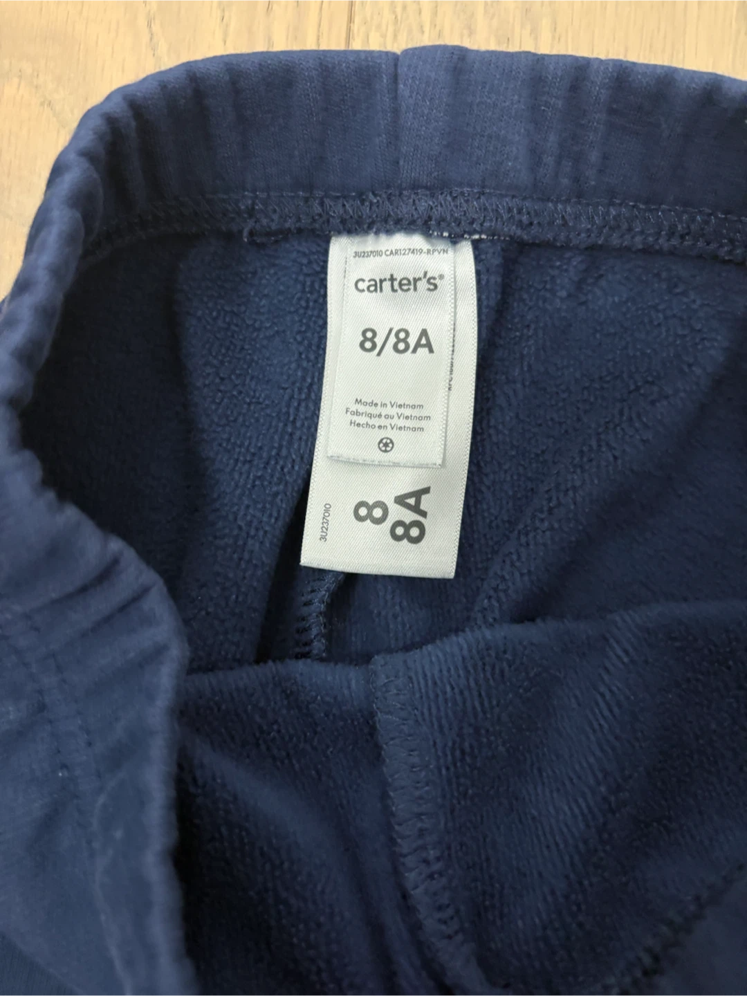 Carter's Navy Blue Cozy Lined Leggings (3 Pack)- size 8 - photo 4