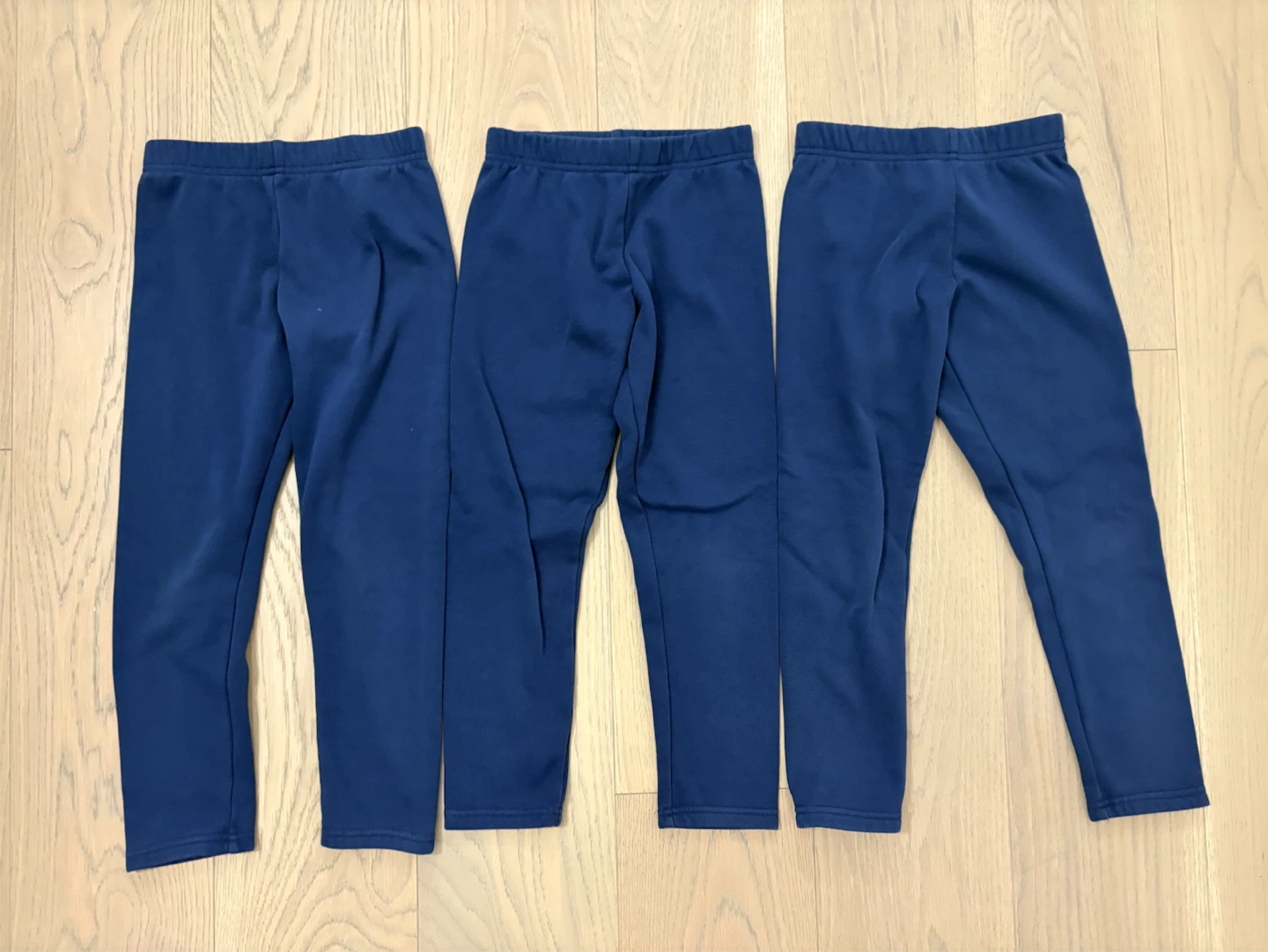 Carter's Navy Blue Cozy Lined Leggings (3 Pack)- size 8