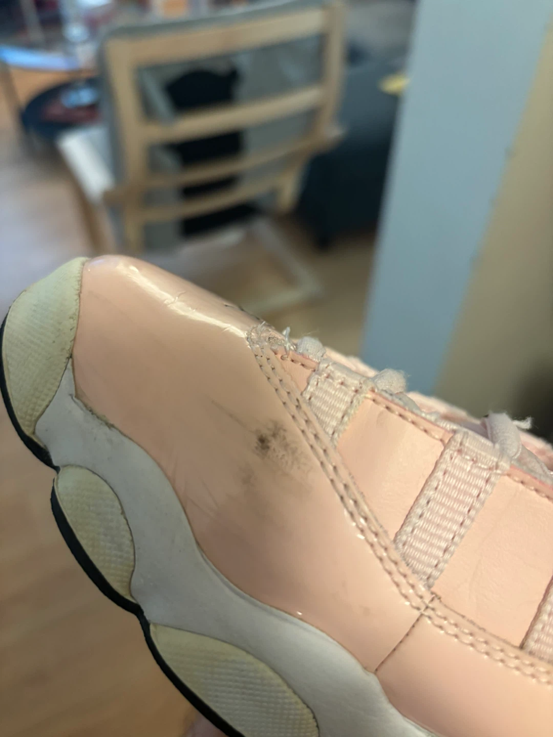 Air Jordan 6 Rings Pink Sneakers - photo 5