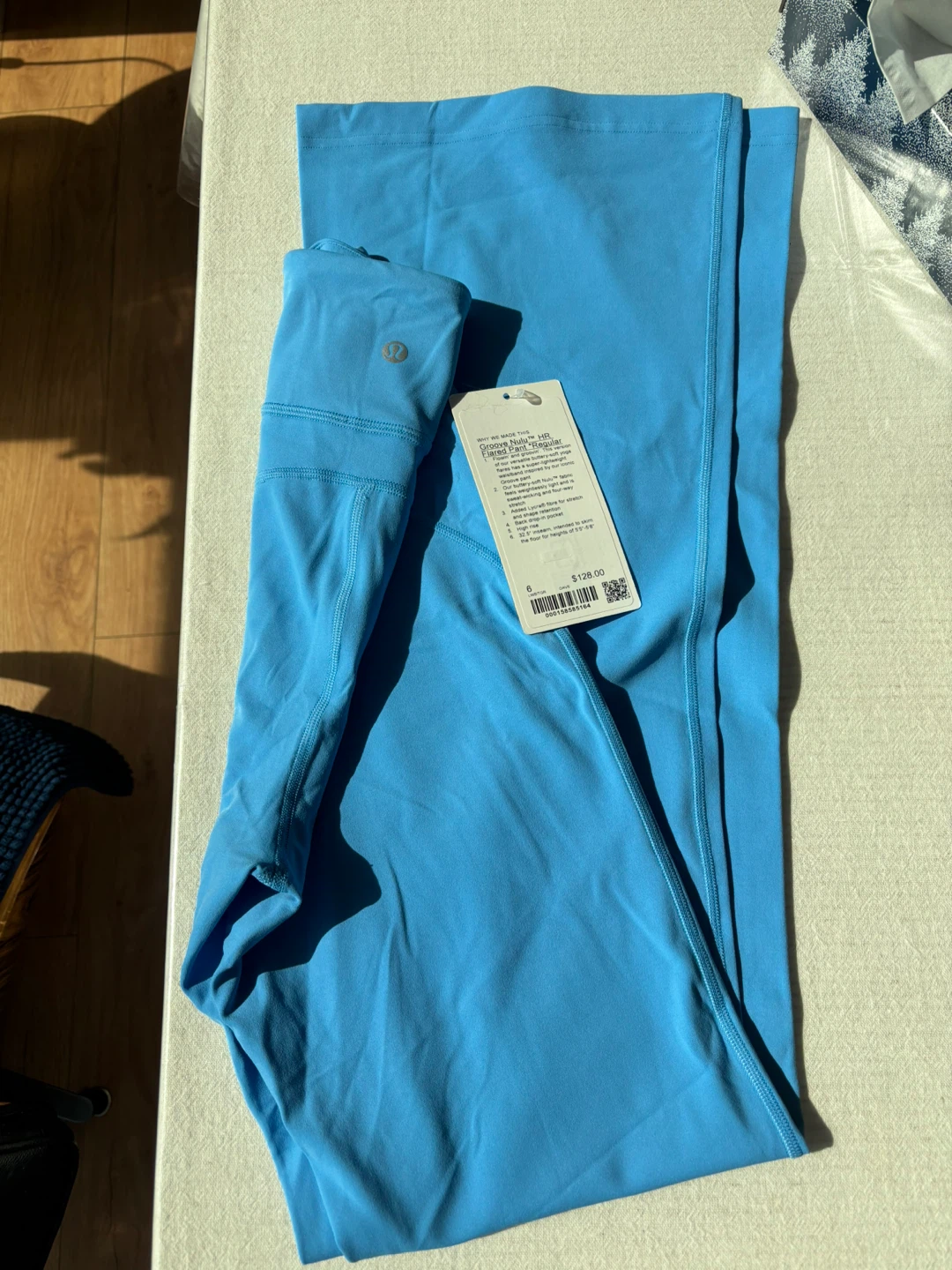 Lululemon Groove Nulu HR Flared Pant - Medium Blue - Size 6 - photo 3
