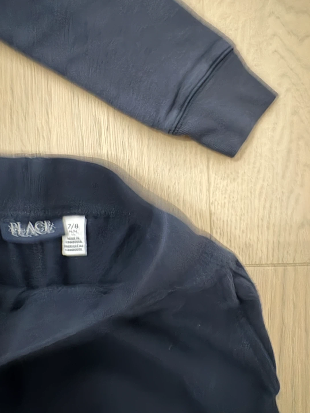 School uniform Navy Blue Hoodies and Sweatpants Set - photo 3