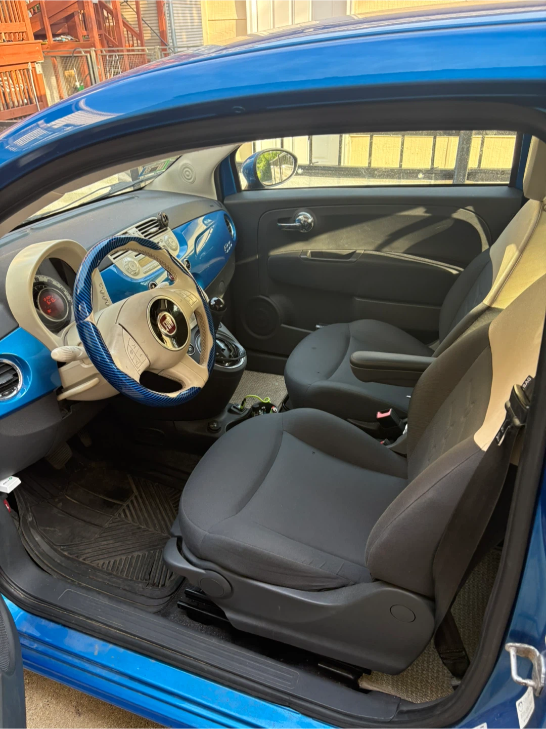 Blue Fiat 500 - photo 5