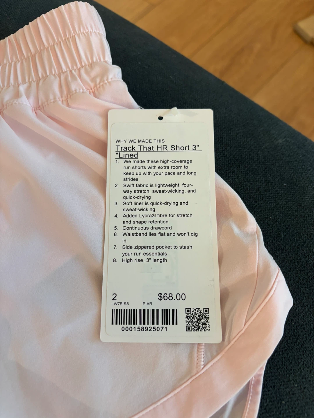 Lululemon Track That HR Short 3" - Pink - Size 2 - photo 2