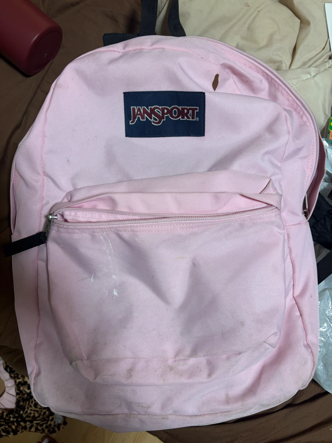 Pink Jansport Backpack