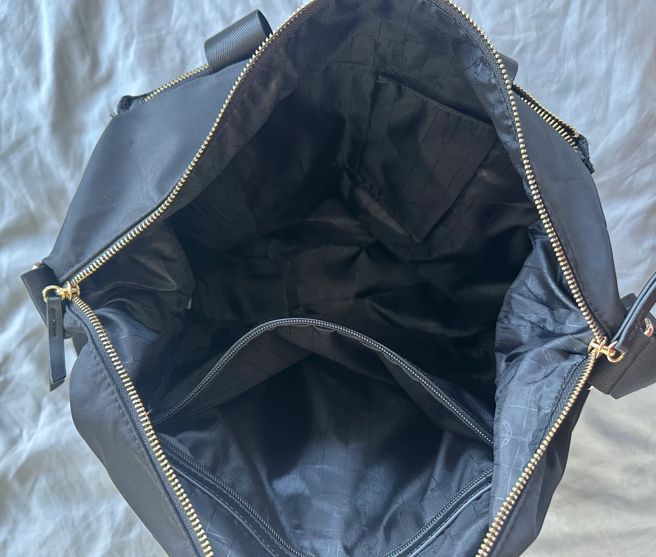 Travel Black Tote Bag with Shoulder Strap - photo 5