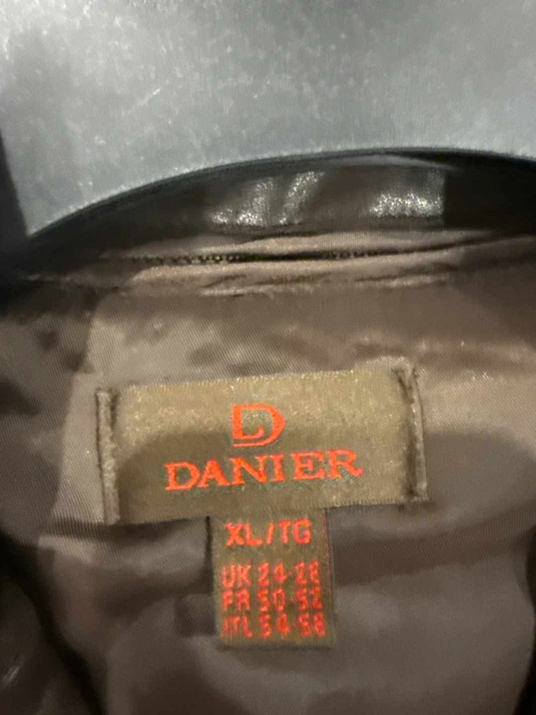 Danier Brown Leather Jacket XL/TG - photo 2