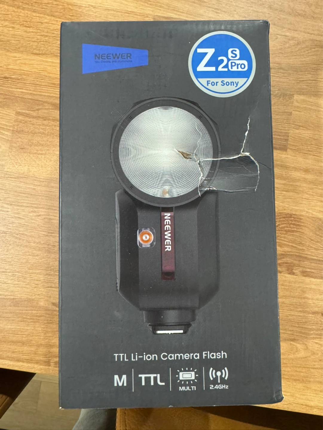 BNIB - NEEWER Z2PRO-S 2.4G Round Head Flash - photo 2