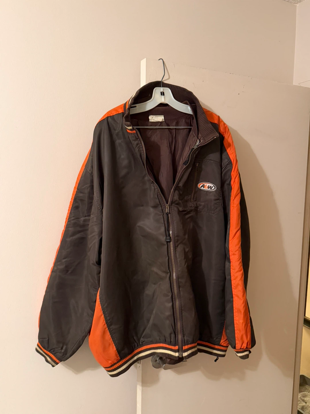 Men’s A&W Bomber Jacket Size 3XL